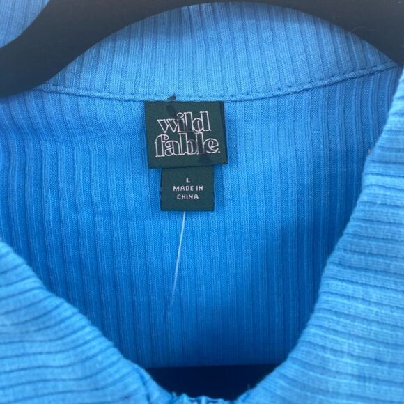 3For$20 Wild Fable Blue Body-con Dress size large - Picture 6 of 6